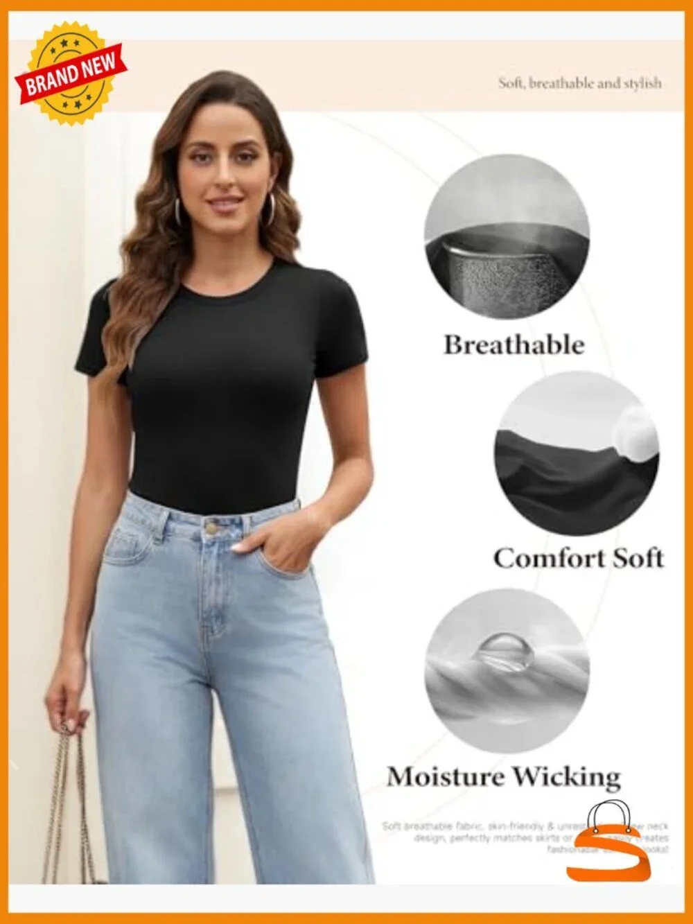 Bodysuit 5-Pack Tummy Control Compression Tops Short Sleeve Snap Closure